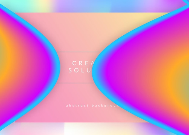 Landing page with liquid dynamic elements and fluid shapes