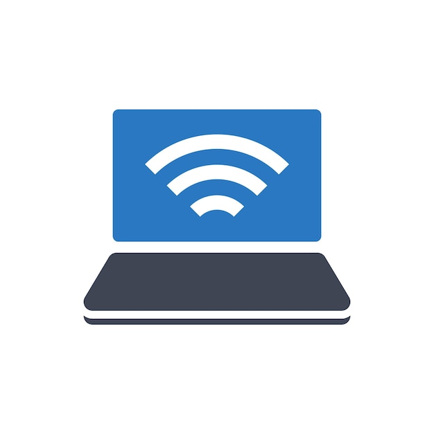Laptop wifi network icon