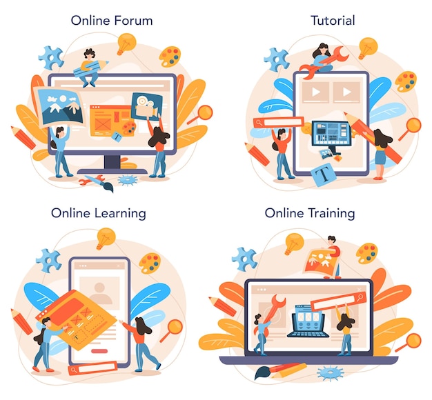 Layout designer online service or platform set