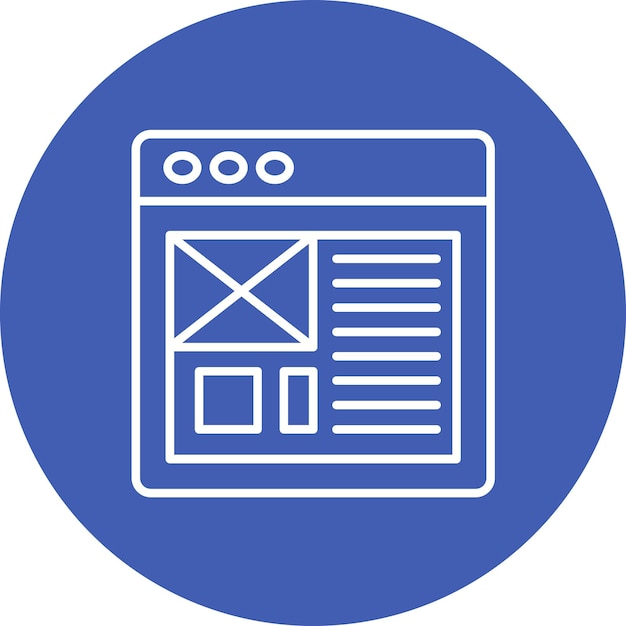 Layout icon vector image Can be used for User Experience