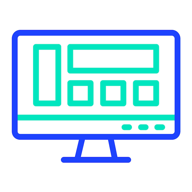 Layout Vector Icon Design Illustration