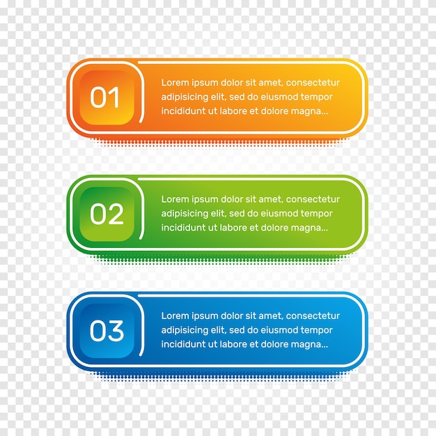 Layout workflow Outline colorful menu for app interface Number options Web design of buttons elements Infographics 1 2 3 vector template Text illustration