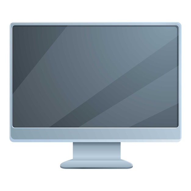 Lcd monitor icon Cartoon of lcd monitor vector icon for web design isolated on white background