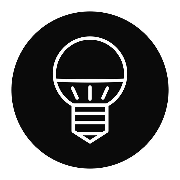 Led Lamp icon vector image Can be used for Lighting