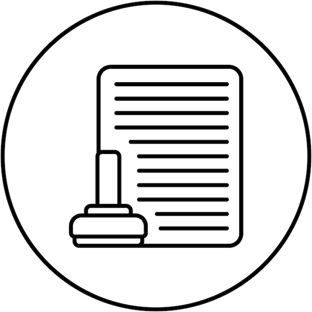 Legal Document icon vector image Can be used for Project Management