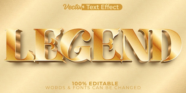 legend vector text effect editable alphabet kingdom historical ancient emporer