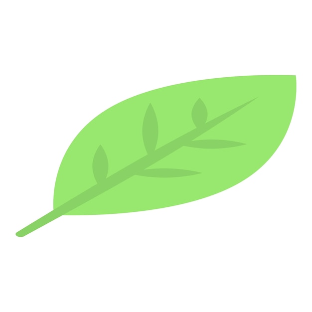 Lemon leaf icon Isometric of lemon leaf vector icon for web design isolated on white background