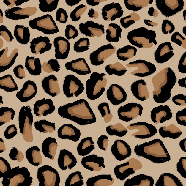 Leopard Seamless Pattern. Animal print.