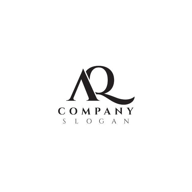 Letter A logo collection and initial aq logo design template