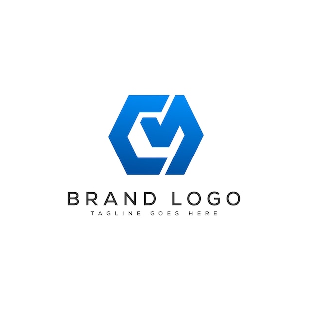letter CS logo design vector template design for brand