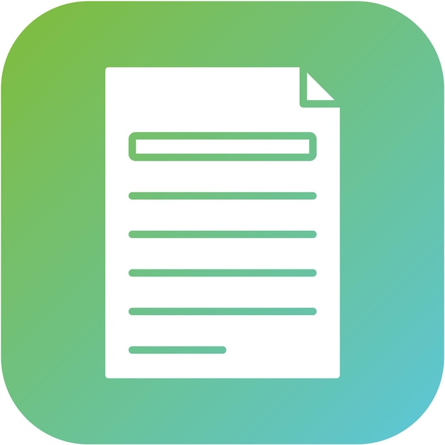 Letter Icon Style