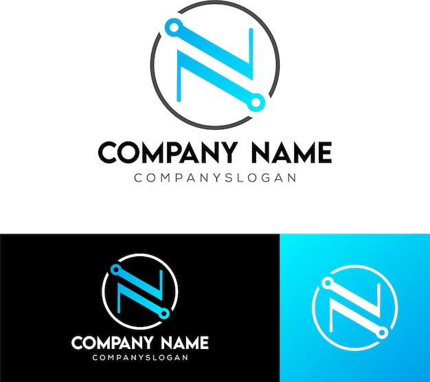 Letter N Vector Logo Design