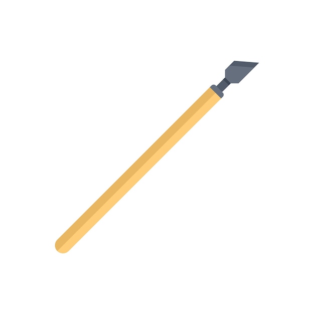 letter nib icon flat vector ink tool graphic writing isolated