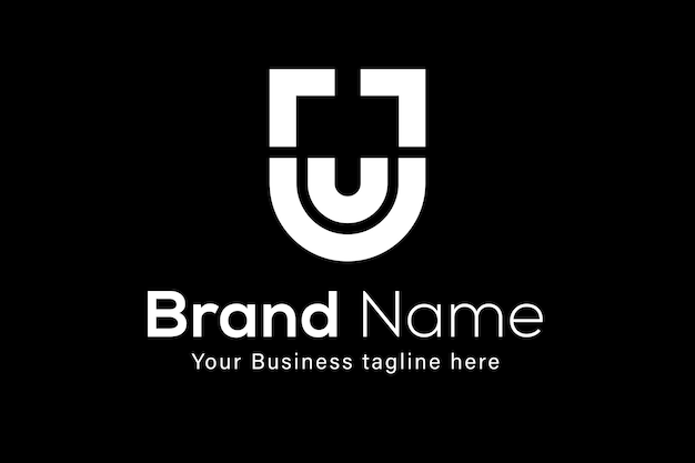 Letter U Logo Template Design