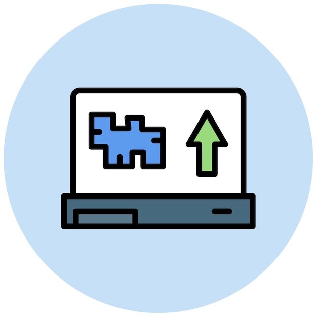 Level Development icon vector image Can be used for Game Design