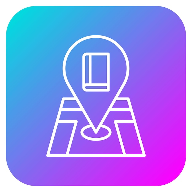 library location vector icon can be used for library iconset
