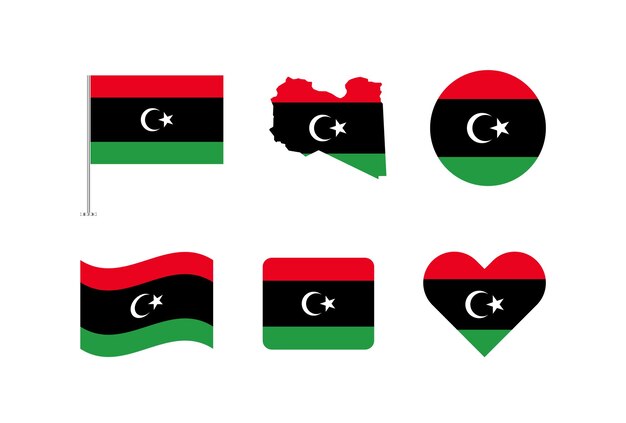 Libya Flags Collection