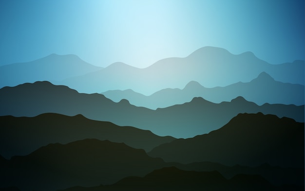Light BLUE vector template with bubble shapes