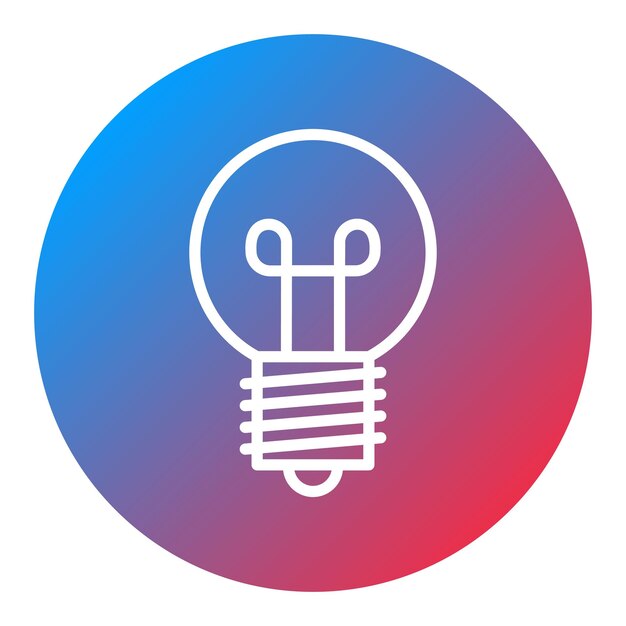 Light Bulb icon vector image Can be used for Carnival