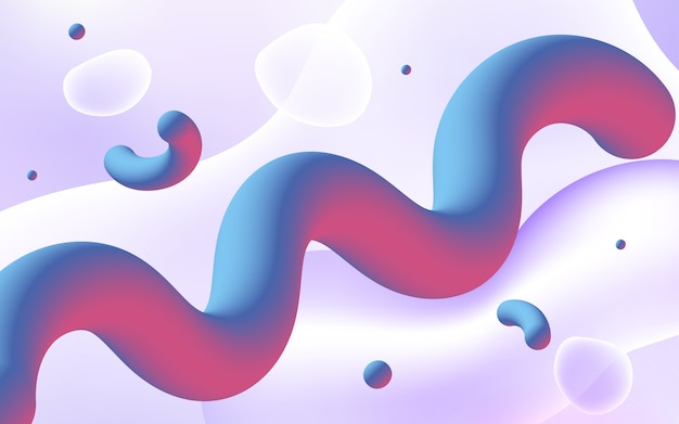 Light Purple vector background with curved circles