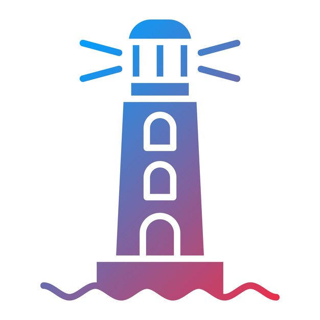 Lighthouse icon vector image Can be used for Map and Navigation
