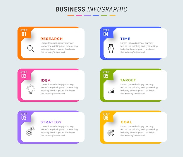 Liiketoiminnan infografiikkamallipohja
