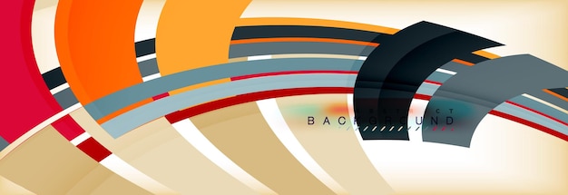Line abstract background vector modern template