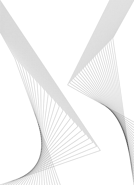 Line Design element many parallel lines poligonal form09