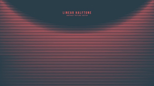 Linear Half Tone Pattern Vector Semicircle Border Red Black Abstract Background