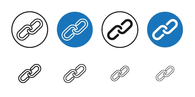 Link icon Thin line art collection