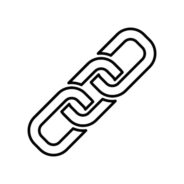 link icon vector template logo trendy collection flat design