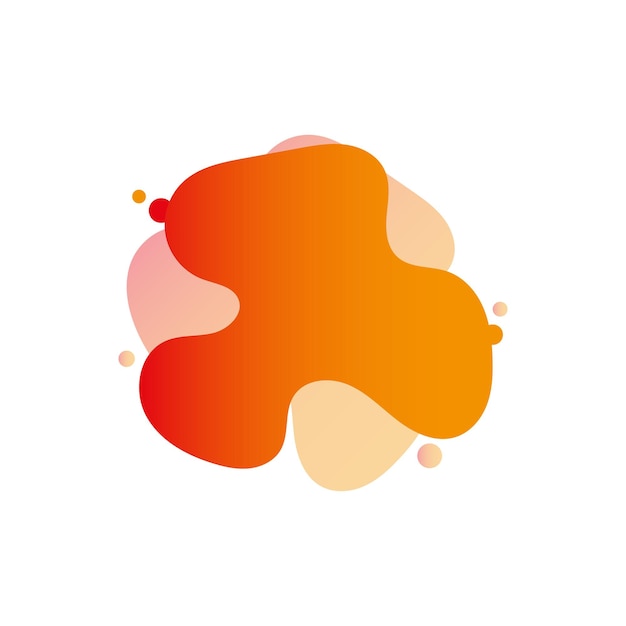 Liquid Fluid Vector design templates simple and modern