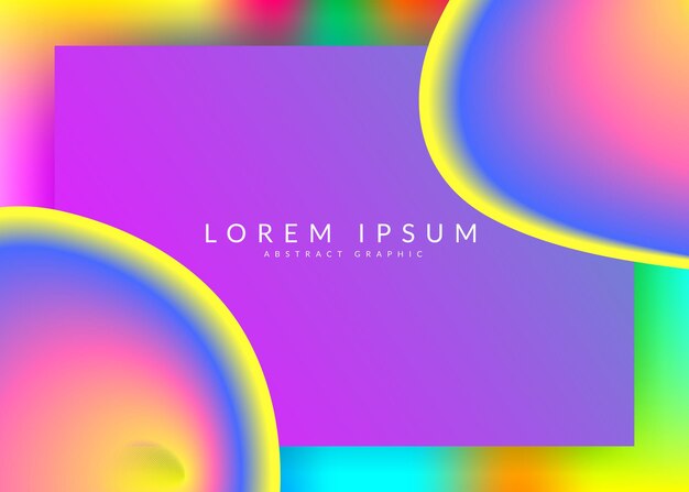 liquid fluid with dynamic elements and shapes landing page