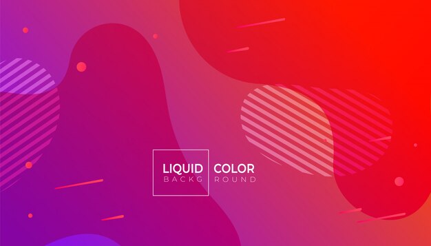 Liquid gradient colorful geometric background. 