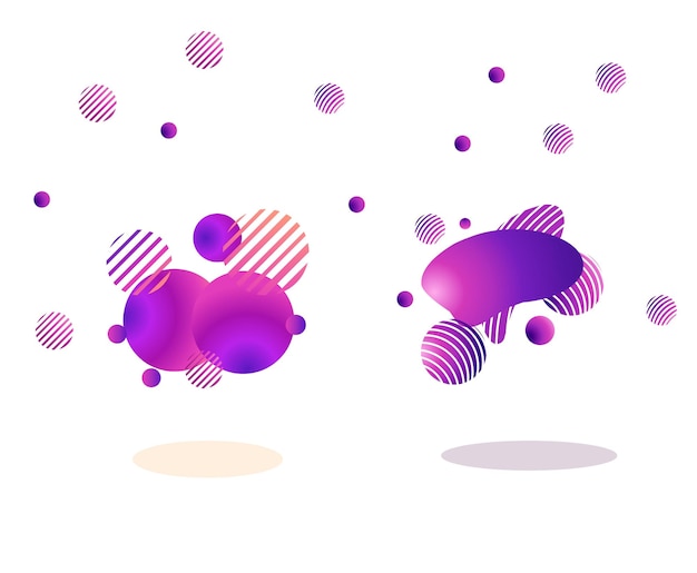 liquid purple gradation collection