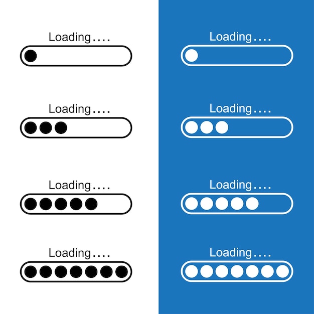 Loading icon vector design illustration