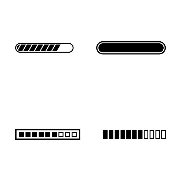 loading icon vector template illustration logo design