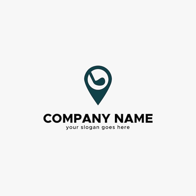Location Golf icon logo location vector logo