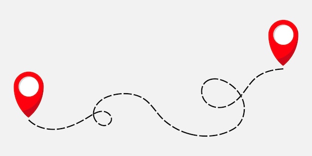 Location Pins Route