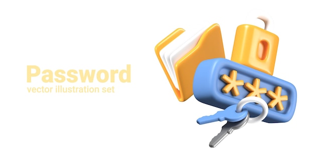 Lock with password to access information Data control and management