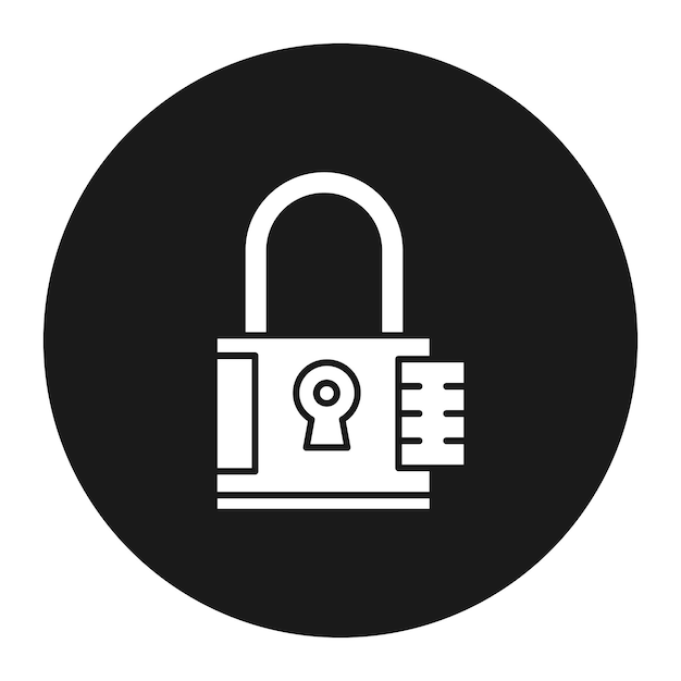 Locked vector icon Can be used for SEO and SEM iconset