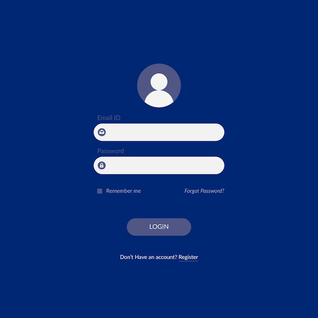Login Page UI Design