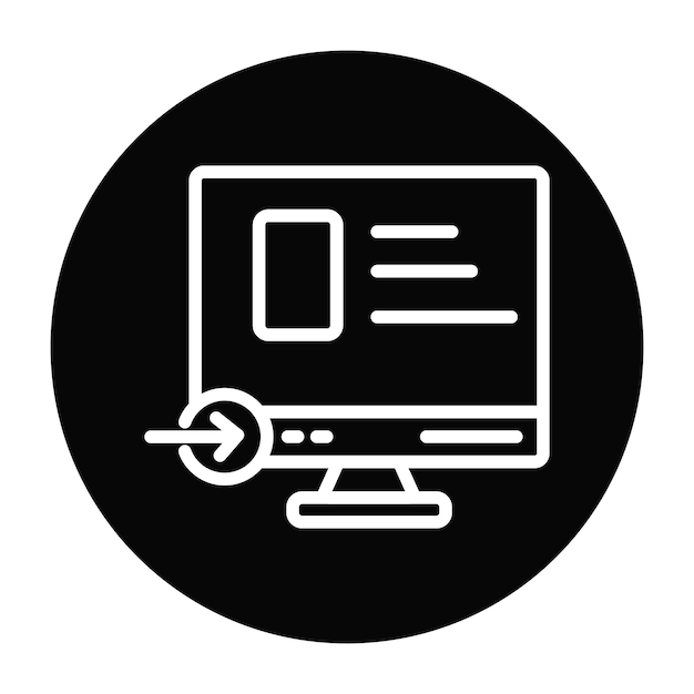 Login Vector Illustration