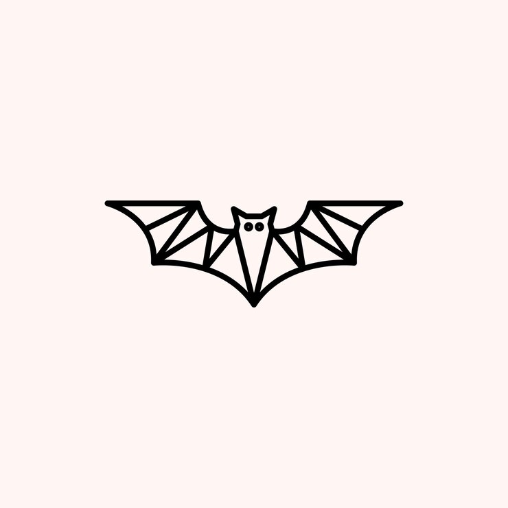 Vektori logo bat design art template