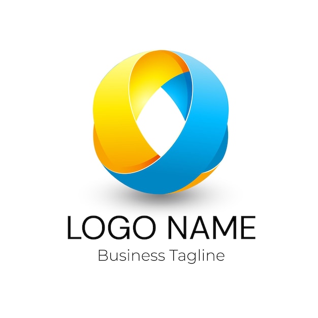 Logo Company Colorful Design Business Template