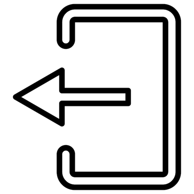 logout icon vector image can be used for ecommerce store