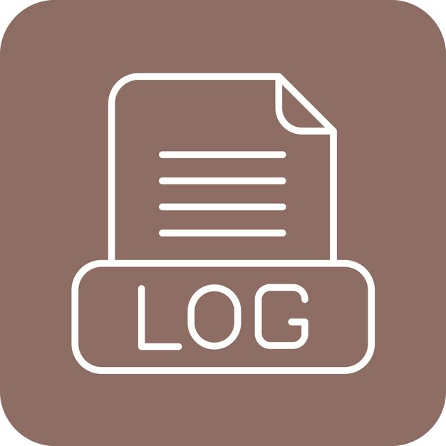 Logs icon vector image Can be used for Computer Programming
