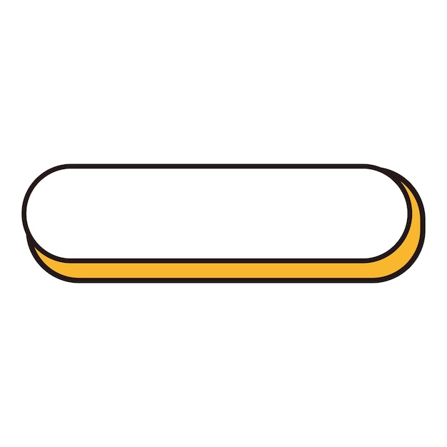 long button blank illustration icon illustration