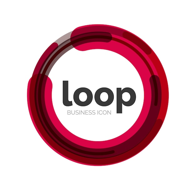 Loop infinity business icon