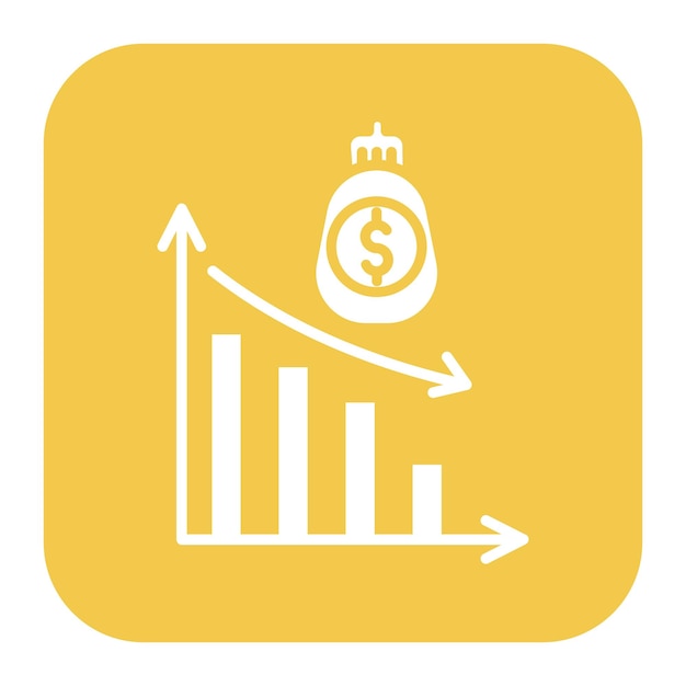 Loss vector icon Can be used for Credit And Loan iconset